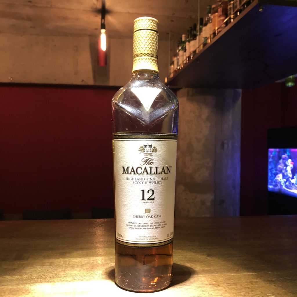 マッカラン 12年 シェリーオークカスク | sur,e bar 83rd（シュール ...